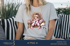 Funny Girl Early Morning PNG | Less Talk More Coffee PNG Product Image 5