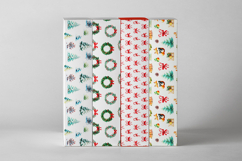 10 seamless Christmas patterns Product Image 4