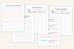 2026 Creative Craft Business Planner Product Image 4