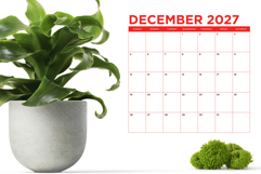 2027 Square Bold Color 12x12 Calendar Product Image 6