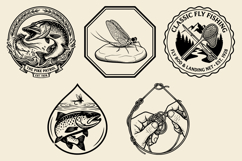 Ultimate Fly Fishing Badge Vector Bundle Product Image 2