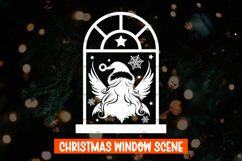 6 Christmas Fairy Window decal SVG, Christmas Window Display Product Image 6