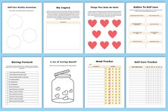 2024-2025 Self-Love Workbook Canva Product Image 5