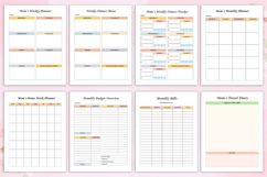 Busy Mom Planner Canva KDP Product Image 4