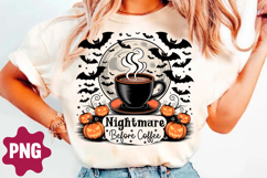 Nightmare Before Coffee Halloween Png Product Image 2