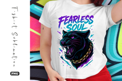 Fearless Soul Panther T-Shirt Design Product Image 1
