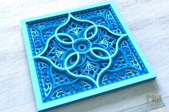 Multilayer Mandala Pattern Shadow Box Mandala SVG DXF - M255 Product Image 4