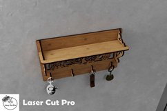 Owl Key Holder Wall Rustic Home Decor for Entryway Mudroom Product Image 5