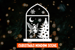 Christmas Fairy Window decal SVG, Christmas Window Display Product Image 1