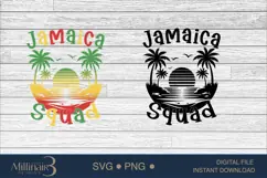 Jamaica Squad Summer Vacation Svg, Family Vacation Png, Fami Product Image 5