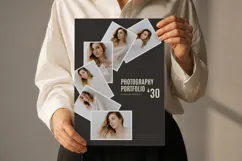 Minimalist Dark Photography Portfolio Photo Collage Product Image 5