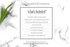Minimalist Fashion Designer Resume Product Image 6