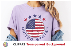 Big Bundle. 48 Soccer World Cup 2026 National Teams cliparts Product Image 5