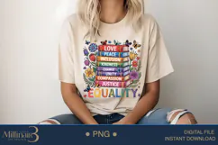 Equality Pride Month Png,Kindness Png, Love Is Love Png Product Image 5