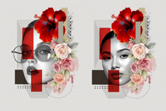Modern Surreal Digital Collage Portrait Art Photo Effect Product Image 3