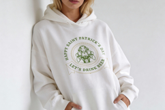 St. Patrick's Day Beer Girl SVG Design Product Image 5