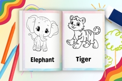 Coloring Pages for Kids Animal Theme Product Image 5