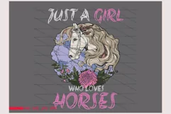 Horse png eps svg jpeg horse in flowers Product Image 1