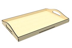 Tray - laser cut file, SVG DXF pattern Product Image 9