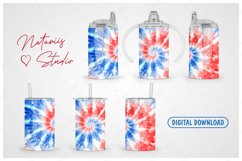 TIE-DYE Seamless Sublimation Template - 12 oz SIPPY CUP Product Image 2