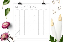2027 Square MON-SUN 12x12 Calendar Product Image 4