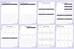 Printable 2026 Tarot Journal Canva Template Product Image 5