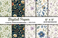 Digital Paper Backgrounds JPG Product Image 1