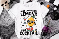 Funny Lemon Summer Positive Bundle Png Product Image 5