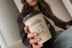 Fresh Coffee Retro T-Shirt Design Product Image 6