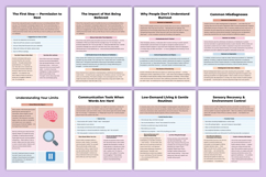 Autistic Burnout Recovery Workbook Product Image 5