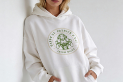 St. Patrick's Irish Girl SVG Design Product Image 5