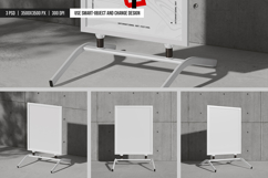 Advertising Metal Sidewalk Sign Mockup Product Image 5