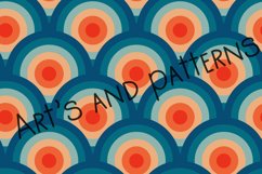 Retro groovy pattern with circles Product Image 2