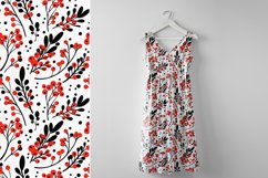 Festive Red Berry Winter Pattern Set Product Image 5
