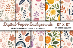 Digital Paper Backgrounds JPG Product Image 1