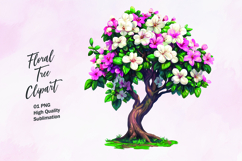 Floral tree clipart sublimation png Product Image 1