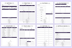 2026 Witchy Planner Canva template Product Image 5