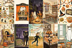 Retro Halloween Junk Journal Digital Kit| Junk Journal Product Image 5