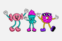15 Retro Cartoon Fast Food Character Designs Product Image 5