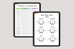 2025 Moon And Astrology Digital Planner Canva Product Image 5