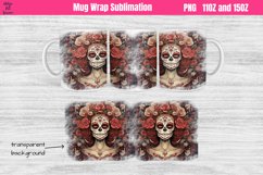 Catherine Skull Mug Sublimation 11OZ and 15OZ Product Image 1