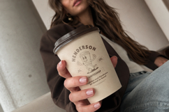 Retro Coffeeshop Vintage Mascot T-shirt Product Image 6