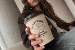 Retro Coffeehouse Cartoon Mascot Design Product Image 6