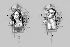 Modern Urban Gothic Art Print Effect Product Image 5