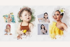 Watercolor Photo Frame Collage Art Effect Product Image 8