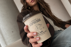 Powered by Espresso Retro T-Shirt Design Product Image 6