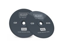 Compact Disc CD DVD Mockup Template Bundle 2 Product Image 4