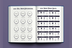 2026 Moon &amp; Astrology Planner Canva Kdp Interiors Product Image 5
