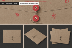 Kraft String-Tie Folder Mockup Product Image 5