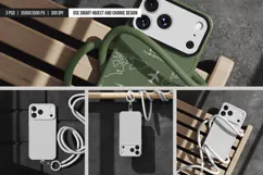 iPhone 18 Case with Cord and Ring Mockup Product Image 5